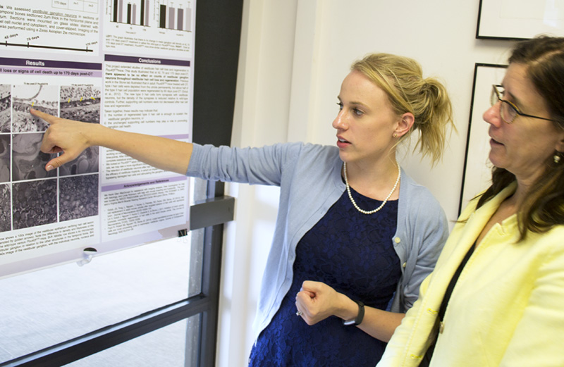 Photo from an IHDD poster presentation.