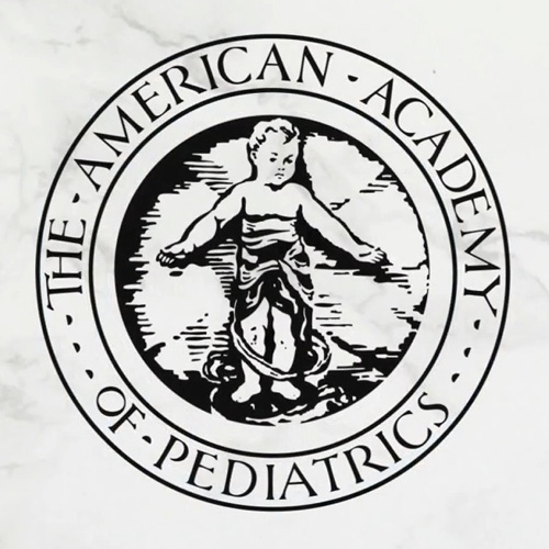 Apply here. Image of The American Academy of Pediatrics logo.