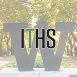 Image: Institute of Translational Health Sciences (ITHS) logo Photoshopped over the W on the UW campus.