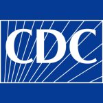 Image: Center for Disease Control (CDC) Logo with Blue Background.