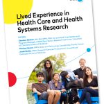 Image: Cover of 'Lived Experience in Health Care and Health Systems Research﻿' handbook.