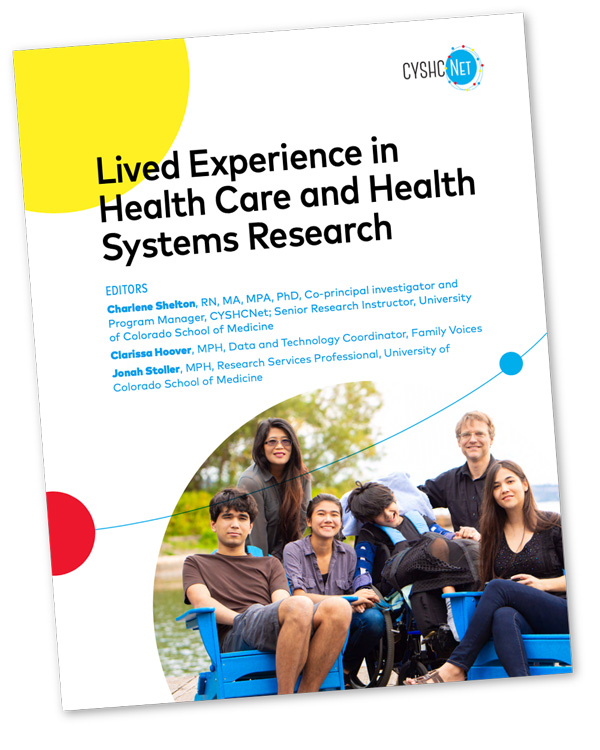 Image: Cover of 'Lived Experience in Health Care and Health Systems Research' handbook.