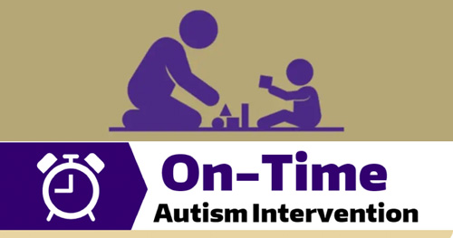 Image: On-Time Autism Intervention Podcast Logo.