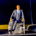 Photo: Model figurine of Charles Xavier, X-Men, from the International Cinema Museum in Genova Italy.