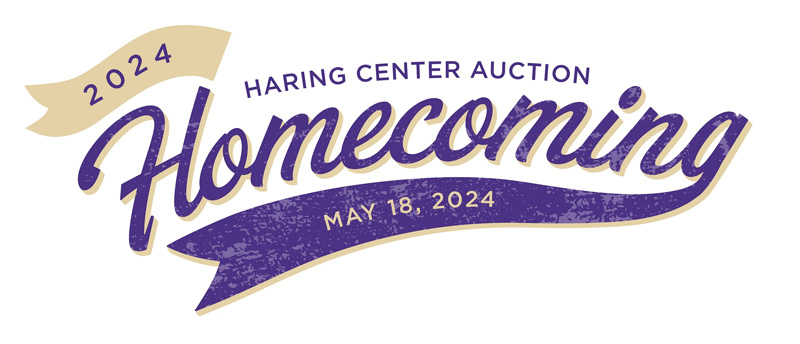 Image: 2024 Haring Center Homecoming Auction logo.