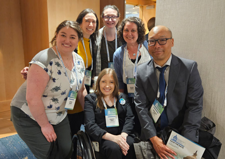 Photo: Group photo of LEND Trainees and Faculty who attended the Disability Policy Seminar in Washington DC.
