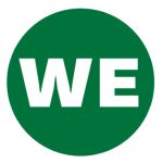 Image: The 'WE' only from the WE REACH logo.