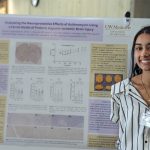 Photo: Poster Presenter at the IHDD Research Day