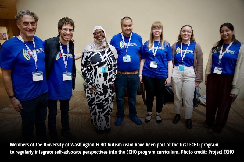 Photo: Photo: Members of the University of Washington ECHO Autism team have been part of the first ECHO program to regularly integrate self-advocate perspectives into the ECHO program curriculum. Credit: Project ECHO