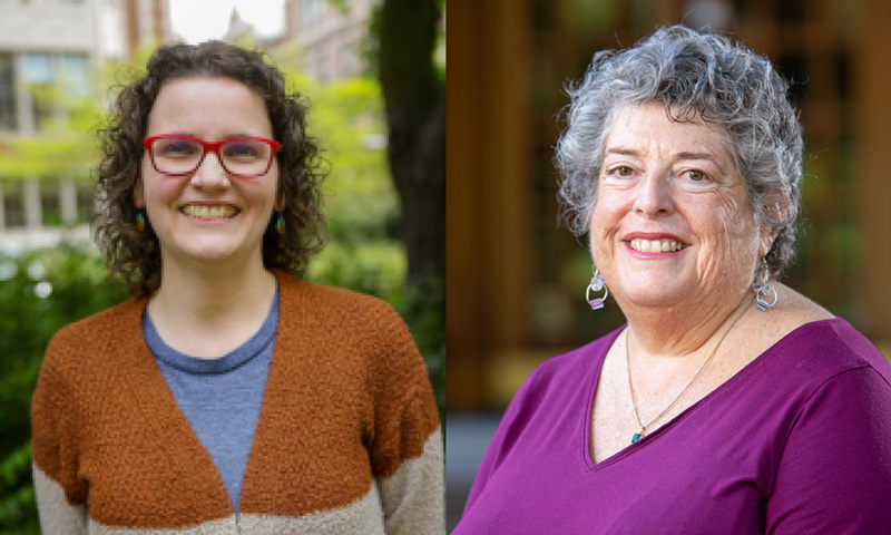 Photo: Headshots of Kathleen Meeker and Ilene Schwartz - Haring Center