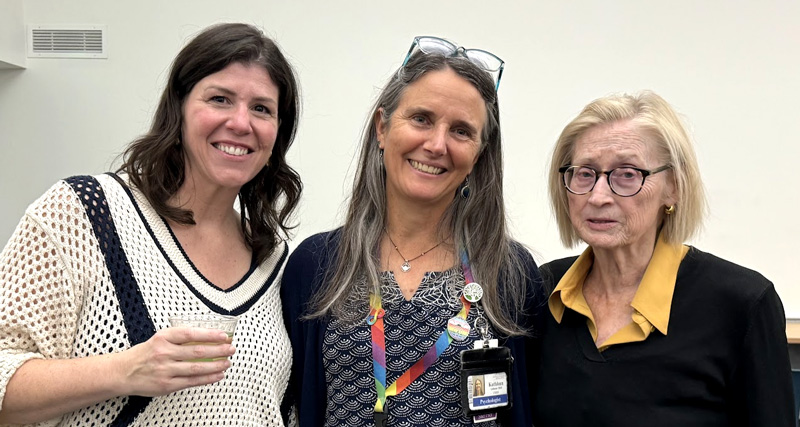 Photo: Dr. Jen Gerdts, Dr. Kathleen Lehman and Dr. Elizabeth McCauley