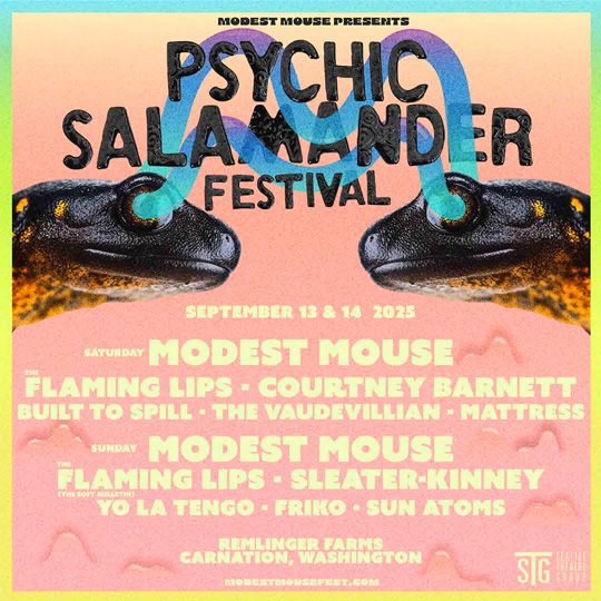 Playbill for the Psychic Salamander Festival.